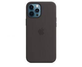 Apple  iPhone 12 Pro Max Silicone Case with MagSafe - Black